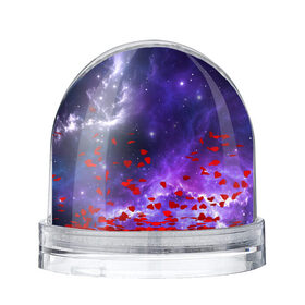 Снежный шар с принтом Космическое небо в Курске, Пластик | Изображение внутри шара печатается на глянцевой фотобумаге с двух сторон | арт | белый | бирюзовый | звёзды | космос | облако | розовый | синий | сияние | тёмный | туманность | фиолетовый | яркие цвета
