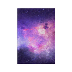 Обложка для паспорта матовая кожа с принтом Космические дали в Курске, натуральная матовая кожа | размер 19,3 х 13,7 см; прозрачные пластиковые крепления | арт | звёзды | космос | красный | облако | розовый | синий | сияние | темный | туманность | фиолетовый | чёрный | яркие цвета