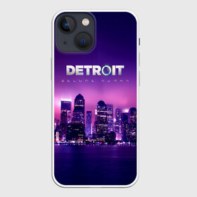 Чехол для iPhone 13 mini с принтом Detroit Become Human(S) в Курске,  |  | android | connor | detroit become human | game | rk 800 | urban | будущее | город | детроит | игры | мир | роботы | технологии