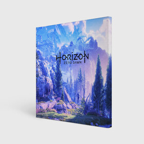 Холст квадратный с принтом Horizon Zero Dawn в Курске, 100% ПВХ |  | aloy | antasy girl | art | artwork | digital art | fantasy | horizon | horizon: zero dawn | landscape | tallneck | warrior fantasy | weapon | zero dawn