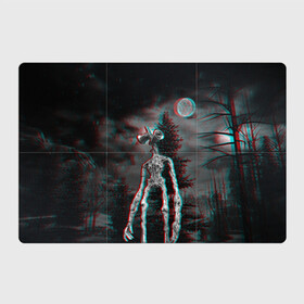 Магнитный плакат 3Х2 с принтом Siren Head Horror  в Курске, Полимерный материал с магнитным слоем | 6 деталей размером 9*9 см | glitch | glitch siren head | rgb | siren head | sirena | глитч | глич | ретро | сирейноголовый | сирена | сиреноголовый
