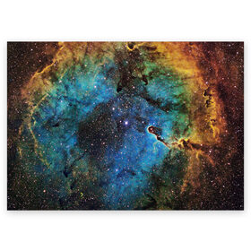 Поздравительная открытка с принтом Туманный космос в Курске, 100% бумага | плотность бумаги 280 г/м2, матовая, на обратной стороне линовка и место для марки
 | galaxy | nasa | nebula | space | star | абстракция | вселенная | галактика | звезда | звезды | космический | наса | планеты