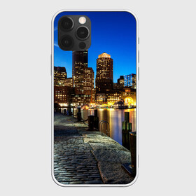 Чехол для iPhone 12 Pro Max с принтом Ночной город в Курске, Силикон |  | Тематика изображения на принте: star | вечер | город | звезда | звездное небо | звезды | ночной город | ночной пейзаж | ночные | ночь | огни города | природа | прогулки