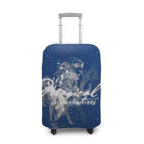 Чехол для чемодана 3D с принтом Magical Creatures в Курске, 86% полиэфир, 14% спандекс | двустороннее нанесение принта, прорези для ручек и колес | dobby | harry potter | vdosadir | гарри поттер | джоан роулинг | добби