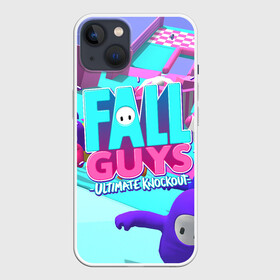 Чехол для iPhone 13 с принтом Fall Guys в Курске,  |  | fall guys | fallguys | ultimate knockout | игры | фолл гайз