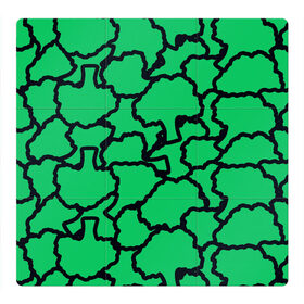 Магнитный плакат 3Х3 с принтом БРОККОЛИ в Курске, Полимерный материал с магнитным слоем | 9 деталей размером 9*9 см | Тематика изображения на принте: food | pattern | vegan | брокколи | веган | вегетарианство | еда | капуста | паттерн