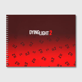 Альбом для рисования с принтом DYING LIGHT 2 ДАИНГ ЛАЙТ в Курске, 100% бумага
 | матовая бумага, плотность 200 мг. | Тематика изображения на принте: dying | dying light 2 | dyinglight 2 | dyinglight2 | game | games | horror | light | survival | zombie | выживание | даинг | даинг лайт 2 | даинглайт 2 | даинглайт2 | зомби | игра | игры | лайт | лого | логотип | логотипы | свет | символ | символы