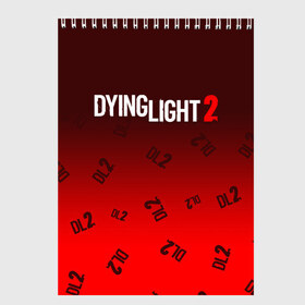 Скетчбук с принтом DYING LIGHT 2 ДАИНГ ЛАЙТ в Курске, 100% бумага
 | 48 листов, плотность листов — 100 г/м2, плотность картонной обложки — 250 г/м2. Листы скреплены сверху удобной пружинной спиралью | Тематика изображения на принте: dying | dying light 2 | dyinglight 2 | dyinglight2 | game | games | horror | light | survival | zombie | выживание | даинг | даинг лайт 2 | даинглайт 2 | даинглайт2 | зомби | игра | игры | лайт | лого | логотип | логотипы | свет | символ | символы
