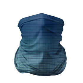 Бандана-труба 3D с принтом Синяя сетка в Курске, 100% полиэстер, ткань с особыми свойствами — Activecool | плотность 150‒180 г/м2; хорошо тянется, но сохраняет форму | линии | сетка | синий | синяя сетка