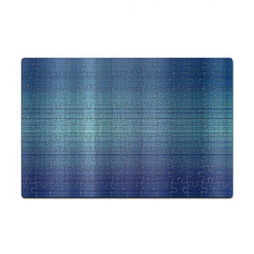Пазл магнитный 126 элементов с принтом Синяя сетка в Курске, полимерный материал с магнитным слоем | 126 деталей, размер изделия —  180*270 мм | линии | сетка | синий | синяя сетка