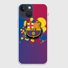 Чехол для iPhone 13 mini с принтом Barcelona в Курске,  |  | barcelona | barselona | futbol club | барса | барселона | лионель месси | люблю футбол | месси | сине гранатовые | фанат | фк барселона | форма | форма игроков | футбол | футбольный клуб | эмблема | эмблема клуба