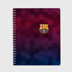 Тетрадь с принтом Barcelona в Курске, 100% бумага | 48 листов, плотность листов — 60 г/м2, плотность картонной обложки — 250 г/м2. Листы скреплены сбоку удобной пружинной спиралью. Уголки страниц и обложки скругленные. Цвет линий — светло-серый
 | barcelona | barselona | futbol club | барса | барселона | лионель месси | люблю футбол | месси | сине гранатовые | фанат | фк барселона | форма | форма игроков | футбол | футбольный клуб | эмблема | эмблема клуба