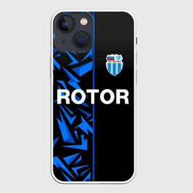 Чехол для iPhone 13 mini с принтом РОТОР Волгоград в Курске,  |  | fc | football club | rotor | rotor volgograd | sport | vlg | volgograd | волгоград | ротор | ротор волгоград | униформа | фирменые цвета | фк | форма | футбольная | футбольная форма ротор