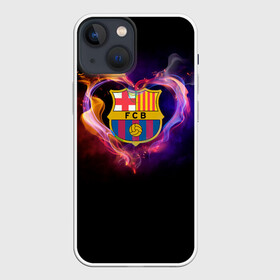 Чехол для iPhone 13 mini с принтом Barcelona в Курске,  |  | barcelona | barselona | futbol club | барса | барселона | лионель месси | люблю футбол | месси | сине гранатовые | фанат | фк барселона | форма | форма игроков | футбол | футбольный клуб | эмблема | эмблема клуба