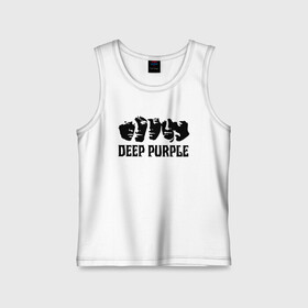 Детская майка хлопок с принтом Deep Purple в Курске,  |  | deep purple | альбом | гловер | группа | дееп | деп | ди | дип | диперпл | дипперпл | иэн гиллан | иэн пэйс | лого | логотип | метал | морс | пепл | перпл | прогрессивный | психоделический | рок | символ | хард