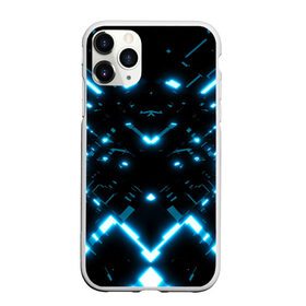 Чехол для iPhone 11 Pro Max матовый с принтом Neon Lights в Курске, Силикон |  | Тематика изображения на принте: blue | cyberpunk2077 | girl | neon | неон | неоновая