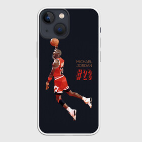 Чехол для iPhone 13 mini с принтом MICHAEL JORDAN в Курске,  |  | jordan | michael | michael jordan | nba | баскетбол | баскетболист | джордан | защитник | майкл | майкл джордан | нба