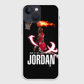 Чехол для iPhone 13 mini с принтом MICHAEL JORDAN в Курске,  |  | jordan | michael | michael jordan | nba | баскетбол | баскетболист | джордан | защитник | майкл | майкл джордан | нба
