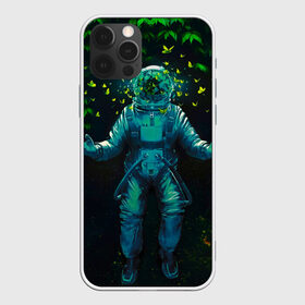 Чехол для iPhone 12 Pro Max с принтом Астронавт в Курске, Силикон |  | Тематика изображения на принте: астронавт | бабочки | вселенная | горы | космонавт | космос | красота | скафандр