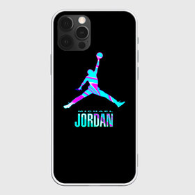 Чехол для iPhone 12 Pro Max с принтом Jordan в Курске, Силикон |  | jordan | michael | nba | баскетбол | джорданмайкл | игра | легенда | майкл джордан | мяч | неон | футбол