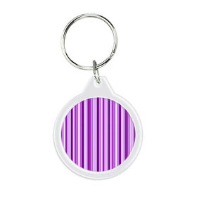 Брелок круглый с принтом Фиолетово-чёрные полосы в Курске, пластик и полированная сталь | круглая форма, металлическое крепление в виде кольца | вертикальные полосы | вертикальный рисунок | линии | полосы | розовый | светлый | темный | фиолетовый | черный