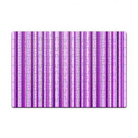 Пазл магнитный 126 элементов с принтом Фиолетово-чёрные полосы в Курске, полимерный материал с магнитным слоем | 126 деталей, размер изделия —  180*270 мм | Тематика изображения на принте: вертикальные полосы | вертикальный рисунок | линии | полосы | розовый | светлый | темный | фиолетовый | черный
