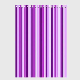 Скетчбук с принтом Фиолетово-чёрные полосы в Курске, 100% бумага
 | 48 листов, плотность листов — 100 г/м2, плотность картонной обложки — 250 г/м2. Листы скреплены сверху удобной пружинной спиралью | вертикальные полосы | вертикальный рисунок | линии | полосы | розовый | светлый | темный | фиолетовый | черный