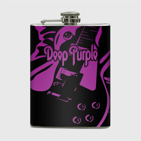 Фляга с принтом Deep Purple в Курске, металлический корпус | емкость 0,22 л, размер 125 х 94 мм. Виниловая наклейка запечатывается полностью | Тематика изображения на принте: deep purple | whoosh | дэвид ковердейл | иэн гиллан | метал | ричи блэкмор | роджер гловер | рок | свист | хард | хэви