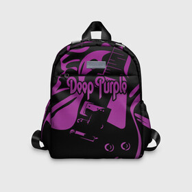 Детский рюкзак 3D с принтом Deep Purple в Курске, 100% полиэстер | лямки с регулируемой длиной, сверху петелька, чтобы рюкзак можно было повесить на вешалку. Основное отделение закрывается на молнию, как и внешний карман. Внутри дополнительный карман. По бокам два дополнительных кармашка | Тематика изображения на принте: deep purple | whoosh | дэвид ковердейл | иэн гиллан | метал | ричи блэкмор | роджер гловер | рок | свист | хард | хэви