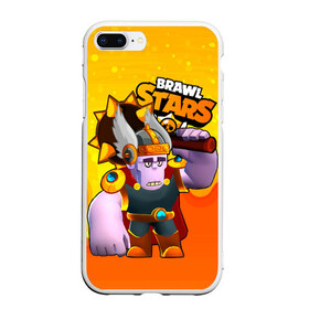 Чехол для iPhone 7Plus/8 Plus матовый с принтом Brawl Stars Фрэнк Викинг в Курске, Силикон | Область печати: задняя сторона чехла, без боковых панелей | brawl | brawl stars | brawlstars | brawl_stars | frank | jessie | бравл | бравлстарс | фрэнк