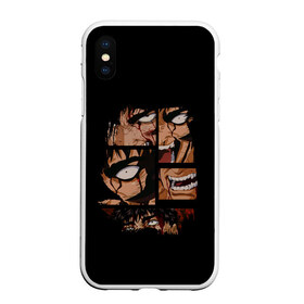 Чехол для iPhone XS Max матовый с принтом Берсерк в Курске, Силикон | Область печати: задняя сторона чехла, без боковых панелей | anime | berserk | аниме | берсерк | глаза | гнев | злой | зубы | манга | персонаж