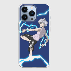 Чехол для iPhone 13 Pro с принтом Молния HH Киллуа Золдик в Курске,  |  | anime | hisoka | hunter x hunter | japan | killua | аниме | анимешникам | герои | гон | детские | иллуми | курапика | манга | мультсериал | мультфильм | охотник | приключения | фрикс | хантер | хисока | хищник | хролло