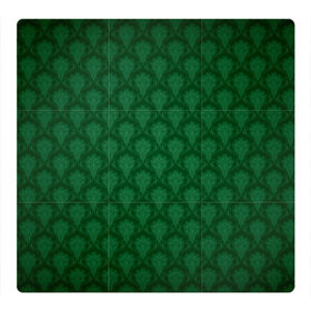 Магнитный плакат 3Х3 с принтом Готические зелёные цветы в Курске, Полимерный материал с магнитным слоем | 9 деталей размером 9*9 см | готика | зеленый | светлый | темный | цветы