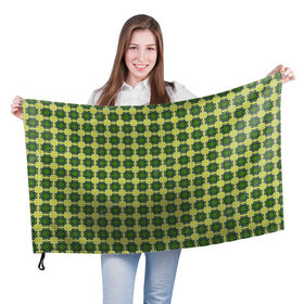 Флаг 3D с принтом Зеленые драгоценности в Курске, 100% полиэстер | плотность ткани — 95 г/м2, размер — 67 х 109 см. Принт наносится с одной стороны | драгоценности | драгоценность | зеленый | золото | изумруд | изумруды | темный