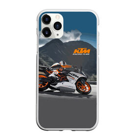 Чехол для iPhone 11 Pro матовый с принтом KTM Racing team в Курске, Силикон |  | Тематика изображения на принте: clouds | ktm | motorcycle | mountains | nature | racer | racing | route | sky | team | гонщик | горы | мотоцикл | небо | облака | природа | трасса