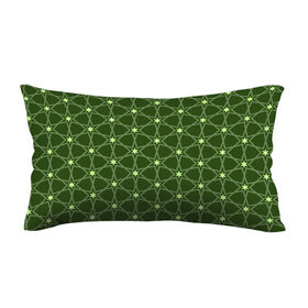 Подушка 3D антистресс с принтом Зеленые звёзды в Курске, наволочка — 100% полиэстер, наполнитель — вспененный полистирол | состоит из подушки и наволочки на молнии | вертикальный рисунок | звёзды | зеленый | отражение | темный