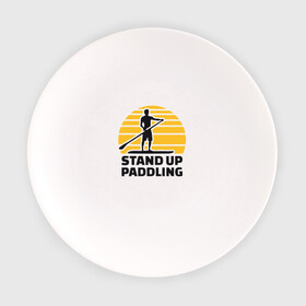 Тарелка с принтом Stand up paddling в Курске, фарфор | диаметр - 210 мм
диаметр для нанесения принта - 120 мм | serfing | sup serfing | sup серфинг | сап серфинг | серфинг