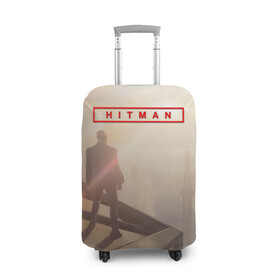 Чехол для чемодана 3D с принтом Hitman 3 в Курске, 86% полиэфир, 14% спандекс | двустороннее нанесение принта, прорези для ручек и колес | game | gamer | games | hitman | hitmen | hitmon | killer | stealth | игра | игры | хитман | хитмен