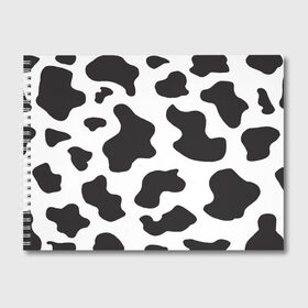 Альбом для рисования с принтом COW PRINT в Курске, 100% бумага
 | матовая бумага, плотность 200 мг. | Тематика изображения на принте: animals | cow | cow print | корова | коровий принт