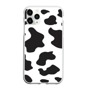 Чехол для iPhone 11 Pro Max матовый с принтом COW PRINT в Курске, Силикон |  | animals | cow | cow print | корова | коровий принт