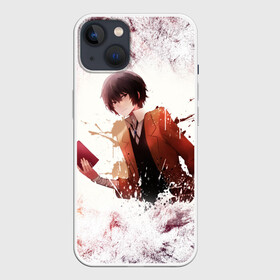 Чехол для iPhone 13 с принтом Дазай в Курске,  |  | bungou stray dogs | dazai | dazai osamu | osamu | бродячие псы | великий | дазай | осаму