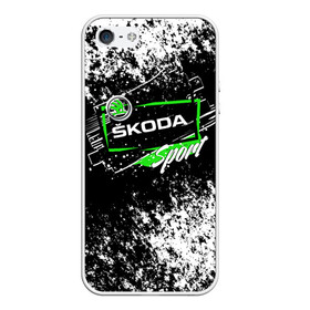 Чехол для iPhone 5/5S матовый с принтом SKODA SPORT в Курске, Силикон | Область печати: задняя сторона чехла, без боковых панелей | auto | autosport | avto | car | race | road | skoda | sport | street racing | авто | автоспорт | гонки | дорога | марка | машина | спорт | тачка | трасса | шкода