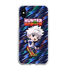 Чехол для iPhone XS Max матовый с принтом Киллуа Hunter x Hunter в Курске, Силикон | Область печати: задняя сторона чехла, без боковых панелей | anime | hunter | hunter x hunter | killua | zoldyck | аниме | зодиак | охотник | охотники