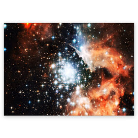 Поздравительная открытка с принтом COSMO STAR (S) в Курске, 100% бумага | плотность бумаги 280 г/м2, матовая, на обратной стороне линовка и место для марки
 | galaxy | nasa | nebula | space | star | абстракция | вселенная | галактика | звезда | звезды | космический | наса | планеты