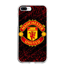 Чехол для iPhone 7Plus/8 Plus матовый с принтом MANCHESTER UNITED. в Курске, Силикон | Область печати: задняя сторона чехла, без боковых панелей | fc | football | football club | manchester united | sport | английский профессиональный футбольный клуб | манчестер юнайтед | спорт | уефа | униформа | фирменные цвета | фк | футбол | футбольный клуб