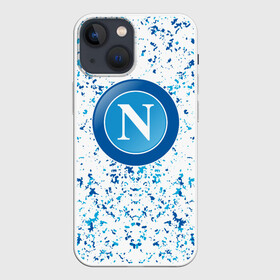 Чехол для iPhone 13 mini с принтом NAPOLI. в Курске,  |  | fc | football | football club | napoli | sport | итальянский профессиональный футбольный клуб | наполи | неаполь | спорт | уефа | униформа | фирменные цвета | фк | футбол | футбольный клуб