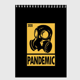 Скетчбук с принтом Pandemic в Курске, 100% бумага
 | 48 листов, плотность листов — 100 г/м2, плотность картонной обложки — 250 г/м2. Листы скреплены сверху удобной пружинной спиралью | 2020 | coronavirus | covid19 | cowid | epidemic | fallout | half | life | pandemic | survival | ultimate | virus | вирус | выживание | игра | катастрофа | киберпанк | кови | ковид | коронавирус | лайф | пандемия | ситуация | сталкер | фалаут | халф