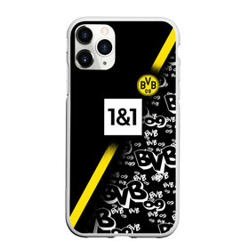 Чехол для iPhone 11 Pro Max матовый с принтом Dortmund 2020/2021 ФОРМА в Курске, Силикон |  | 09 | borussia | borussia dortmund | bvb | bvb 09 | dortmund | fc | football club | sport | боруссия | дортмунд | спортивные | униформа | фирменые цвета | фк | футбольный клуб