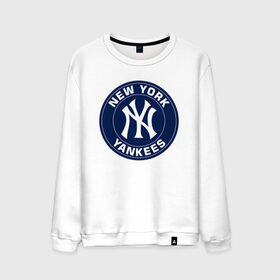 Мужской свитшот хлопок с принтом New York Yankees в Курске, 100% хлопок |  | Тематика изображения на принте: 