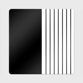 Магнит виниловый Квадрат с принтом Dark knite в Курске, полимерный материал с магнитным слоем | размер 9*9 см, закругленные углы | artwork | dark knite | two face | линии | полоски